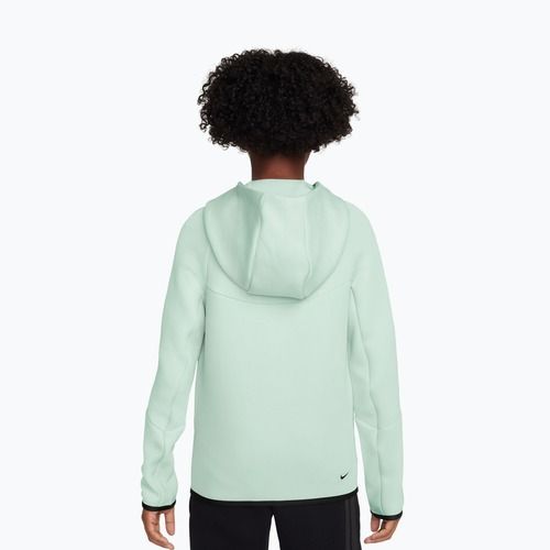 Gyerek pulóver Nike Sportswear Tech Fleece Full Zip barely green/black/black
