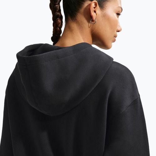 Női pulóver  Nike Sportswear Phoenix Fleece Loose Full-Zip black/sail