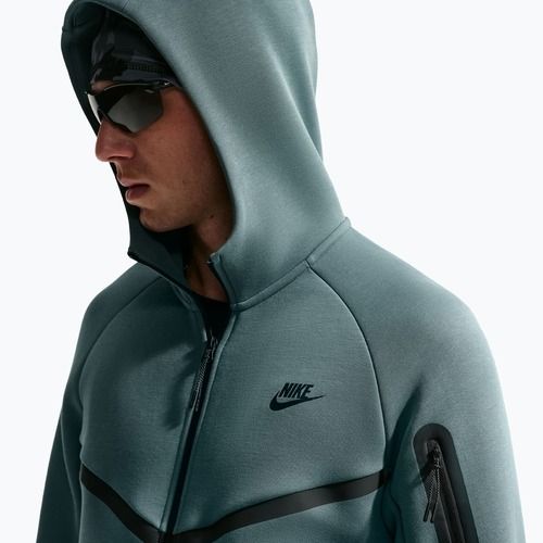 Férfi pulóver Nike Tech Windrunner Full Zip mineral slate/black