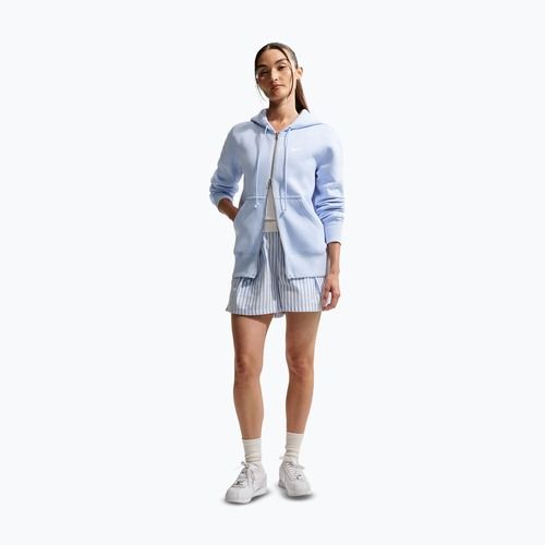 Női pulóver  Nike Sportswear Phoenix Fleece Full Zip hydrogen blue/sail