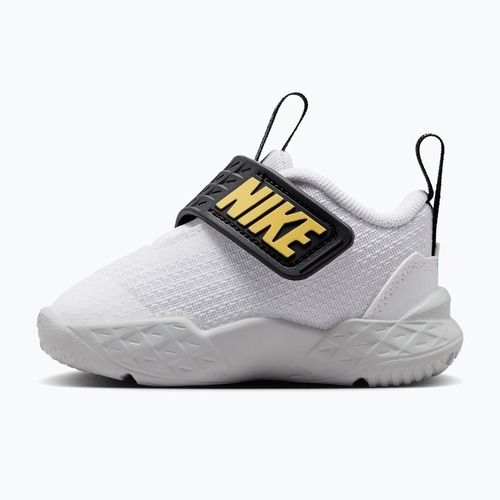 Gyerekcipők Nike Team Hustle D 12 white/black/clear emerald/topaz gold
