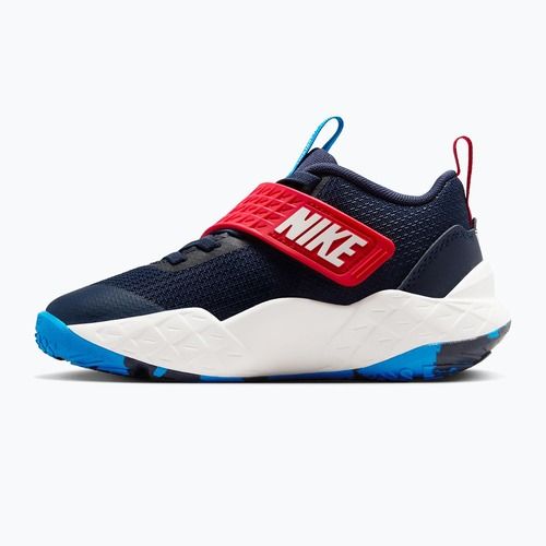 Gyerekcipők Nike Team Hustle D 12 tm navy/university red/photo blue/sail