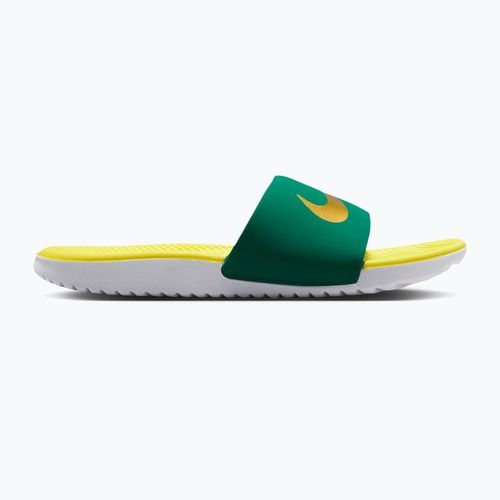 Papucsok Nike Coffee malachite/sonic yellow/metallic gold