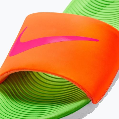 Papucsok Nike Coffee total orange/green strike/hyper pink