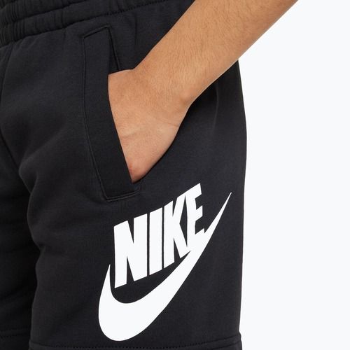 Gyerek rövidnadrág Nike Sportswear Club Fleece black/white