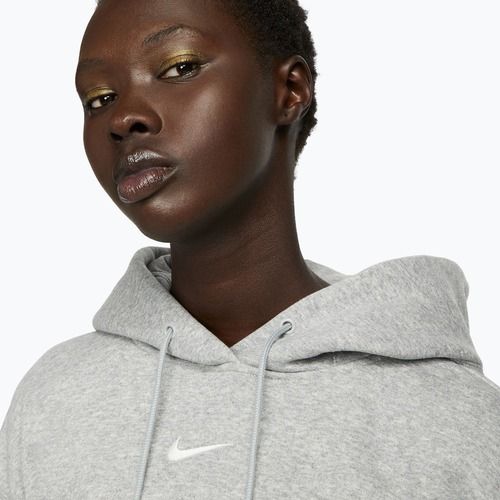 Női pulóver Nike Sportswear Phoenix Fleece Oversized dark grey heather/sail