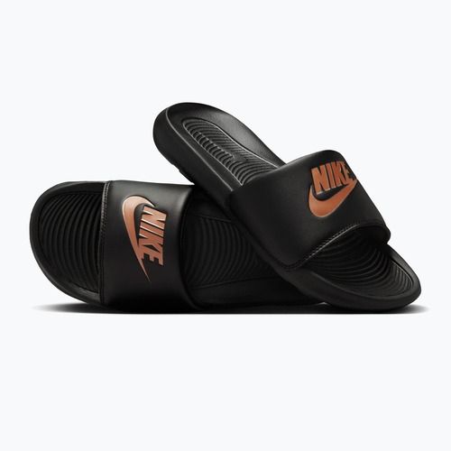 Női papucsok Nike Victori One Slide black/black/metallic red bronze