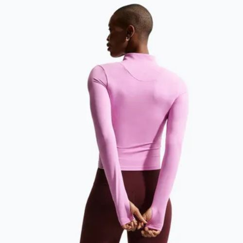 Női edzőfelső Nike Zenvy Dri-Fit Full Zip light magenta/white