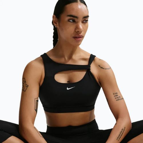 Edzőmelltartó Nike One Medium Support black/white