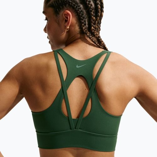 Edzőmelltartó Nike Zenvy Light Support Longline fir/white