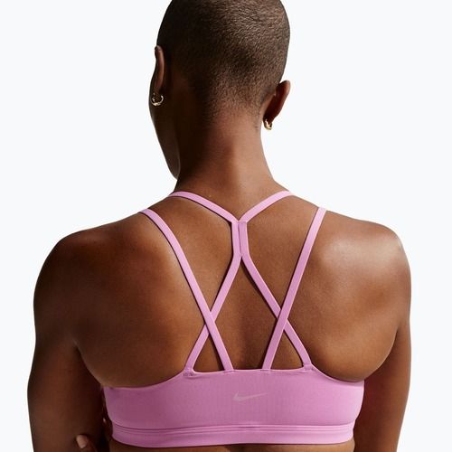 Edzőmelltartó Nike Zenvy Strappy Light-Support light magenta/white