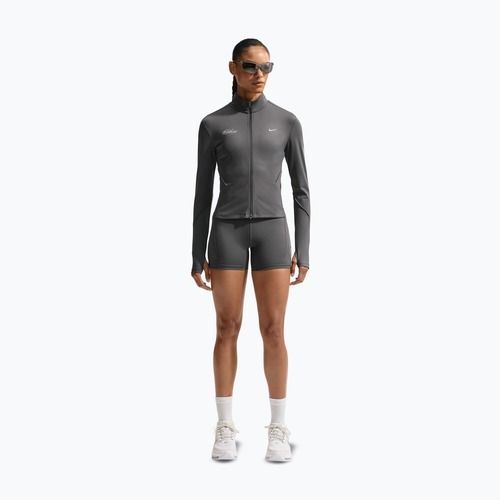Női futófelső Nike Swift Dri-Fit Full Zip Mid-Layer medium ash