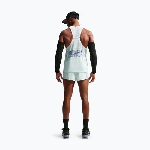 Férfi futópóló Nike AeroSwift Dri-Fit ADV Running Singlet barely green/lapis