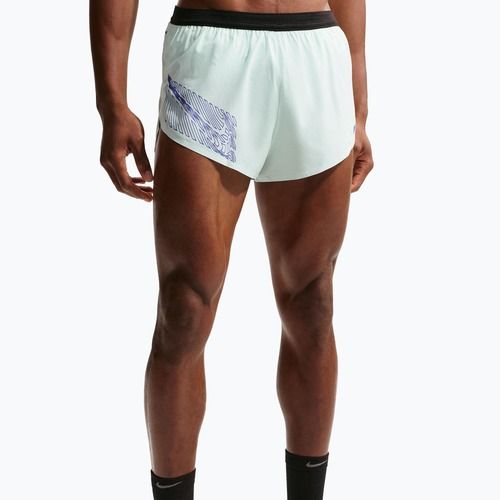 Férfi futóshort Nike AeroSwift Dri-Fit ADV Brief-Lined 2" barely green/lapis