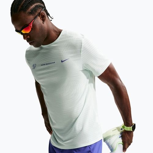 Férfi futópóló Nike AeroSwift Dri-Fit ADV barely green/lapis
