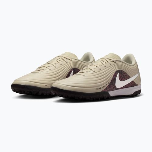 Férfi futballcipő Nike United Tiempo Maestro Academy TF fossil/burgundy crush/metallic silver