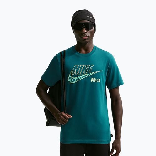 Férfi focimez Nike Brazil Soccer geode teal