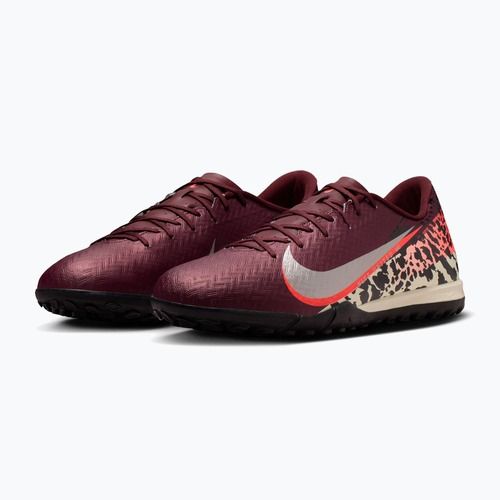 Férfi futballcipő Nike United Mercurial Vapor 16 Academy TF burgundy crush/metallic silver