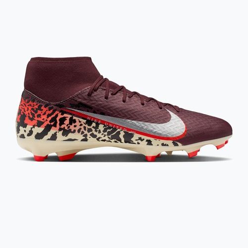Férfi futballcipő Nike United Mercurial Superfly 10 Academy MG burgundy crush/metallic silver