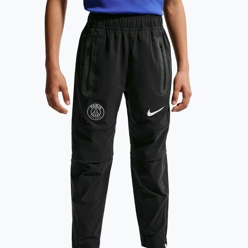 Gyerek futballnadrág Nike Paris Saint-Germain Tech Tech Woven black/white