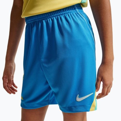 Gyerek futball rövidnadrág Nike Brazil 2026 Stadium Home Soccer Replica light photo blue/light mint/white