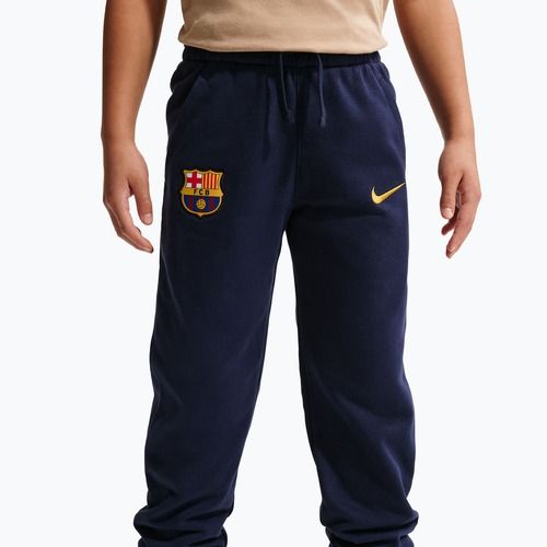 Gyerek nadrág Nike FC Barcelona Club Jogger blackened blue/mineral yellow