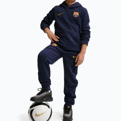 Gyerek nadrág Nike FC Barcelona Club Jogger blackened blue/mineral yellow
