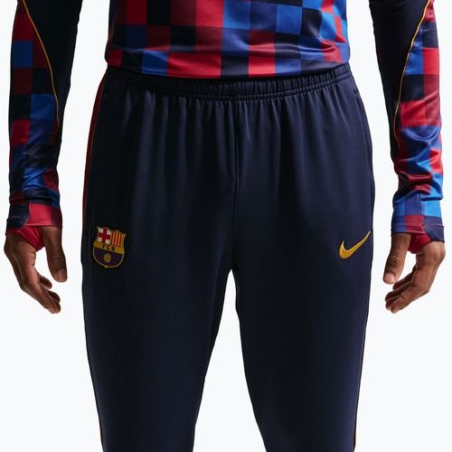 Férfi futballnadrág Nike FC Barcelona Strike Dri-Fit blackened blue/noble red/yellow