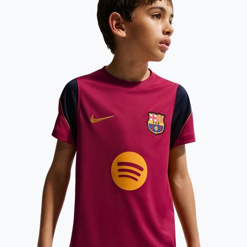 Gyerek focimez Nike FC Barcelona Strike Dri-Fit noble red/blackened blue