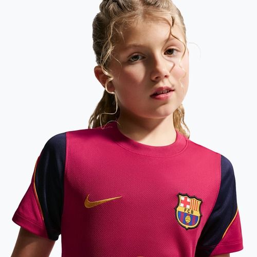 Gyerek focimez Nike FC Barcelona Strike Dri-Fit noble red/blackened blue