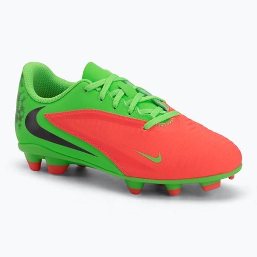 Gyerek focicipő Nike Jr. Phantom 6 Club Erling Haaland MG hot punch/green strike/black