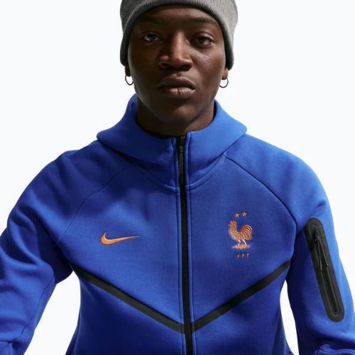 Férfi pulóver Nike FFF Tech Fleece Windrunner Full Zip game royal/metallic copper