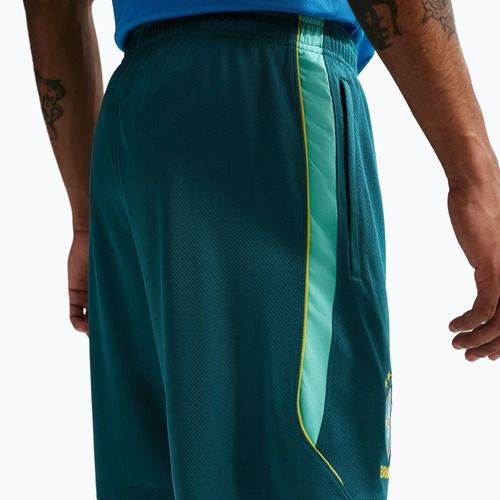Férfi futball rövidnadrág Nike Brazil Strike geode teal/light mint/midwest gold