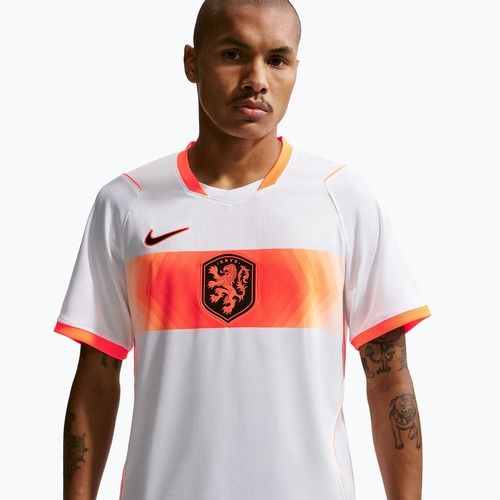Férfi focimez Nike Netherlands 2026 Stadium Away white/hyper crimson/black
