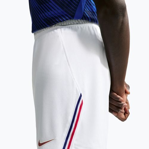 Férfi futball rövidnadrág Nike FFF 2026 Stadium Home Soccer Replica white/metallic copper