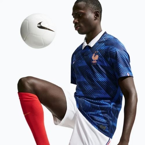 Férfi futball rövidnadrág Nike FFF 2026 Stadium Home Soccer Replica white/metallic copper