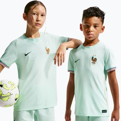 Gyerek focimez Nike FFF 2026 Stadium Away igloo/monarch/monarch