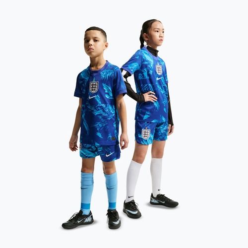 Gyerek futball rövidnadrág Nike England 2026/27 Stadium Goalkeeper astronomy blue/black/white