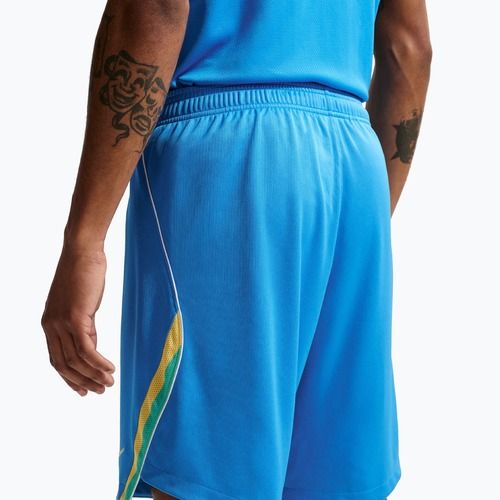 Férfi futball rövidnadrág Nike Brazil 2026 Stadium Home lt photo blue/light mint/white