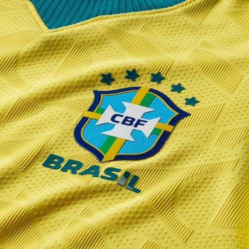 Gyerek focimez Nike Brazil 2026/27 Match Home canary/light mint/geode teal
