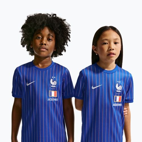 Gyerek focimez Nike France Pre-Match game royal/university red/white