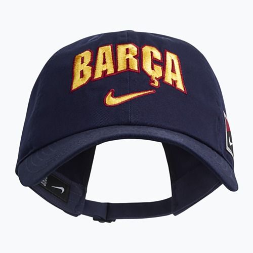 Gyerek ellenzős sapka Nike FC Barcelona Club Cotton blackened blue