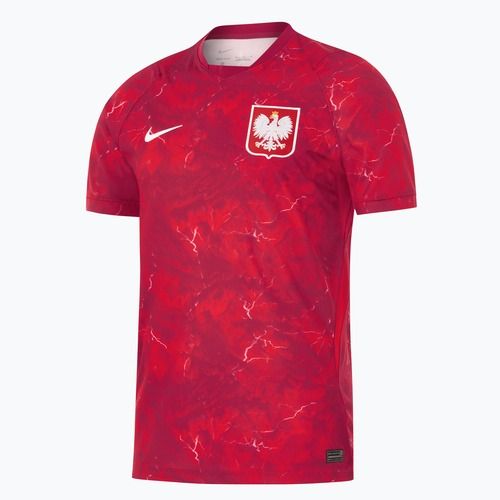 Férfi focimez Nike Dri-Fit Poland Stadium Away 2026 noble red/sport red