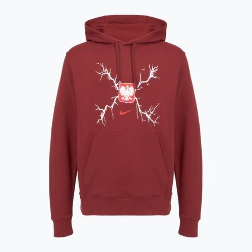 Férfi pulóver Nike Pullover Hoodie team red