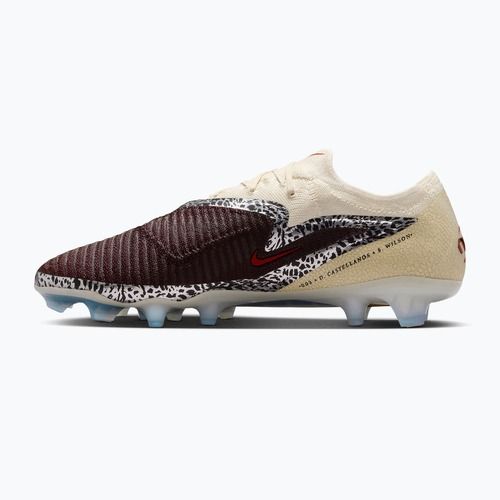 Férfi futballcipő Nike United Phantom 6 Low Elite FG burgundy crush/fossil/university red
