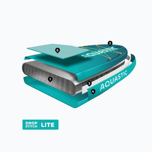 SUP deszka AQUASTIC Perth 10'8" all-round green