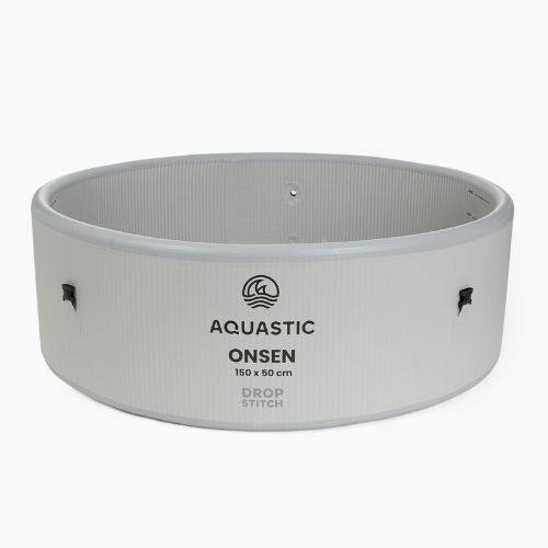 Felfújható medence AQUASTIC ONSEN drop stitch 700 l 150 cm szürke