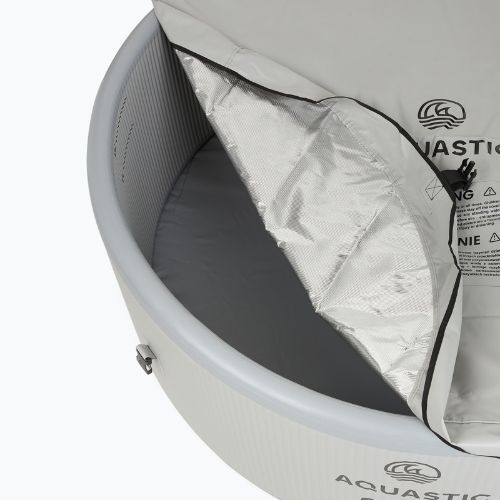 Felfújható medence AQUASTIC ONSEN drop stitch 700 l 150 cm szürke