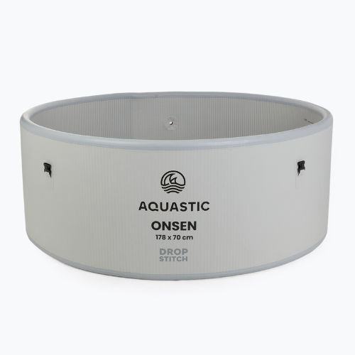 Felfújható medence AQUASTIC ONSEN drop stitch 1200 l 178 cm szürke