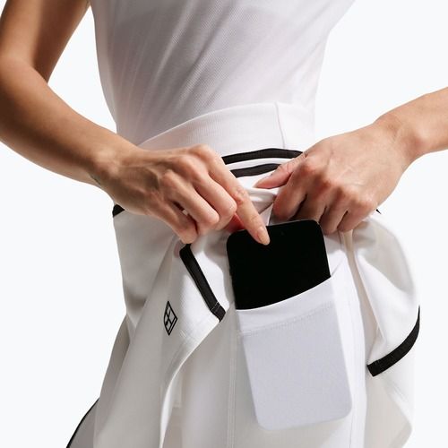 Teniszszoknya Nike Court Advantage Dri-Fit High Waisted white/black
